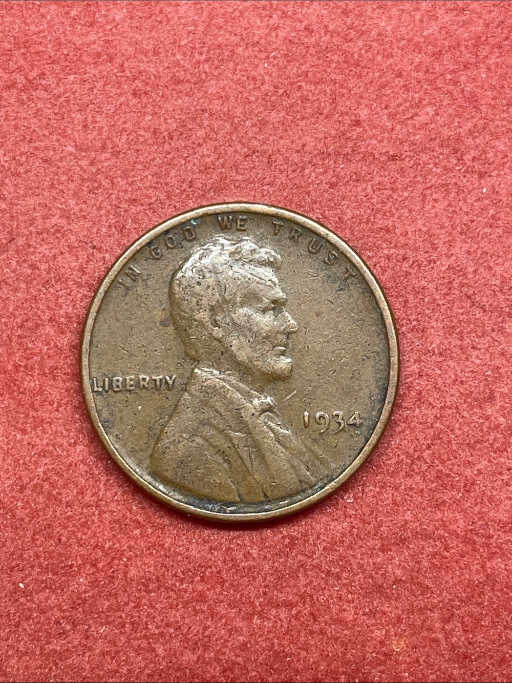 1934 Lincoln Wheat Penny